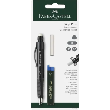 FABER-CASTELL 130997 - Portaminas GRIP PLUS con 12