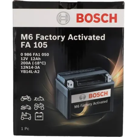 Bosch FA105 - Batería para Motocicletas AGM 12V 21
