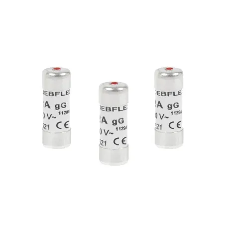 Debflex Lote De 3 Fusibles ceramicos 8,5x23 10 A