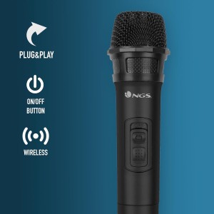 NGS Singer Air - Micrófono Inalámbrico Vocal