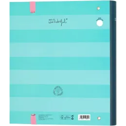Mr. Wonderful - Carpeta con anillas y folios.