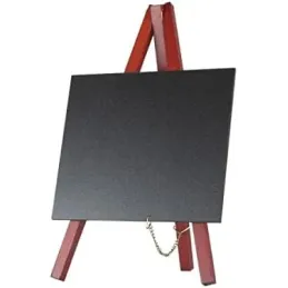 Pizarras negra liderpapel caballete madera 15x13cm