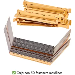 Dohe - Fasteners Metálicos Dorados para Encuaderna