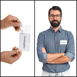 Belle Vous Pack de 50 Funda Tarjeta Identificación