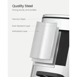 SONGMICS, contenedor de basura 6 L