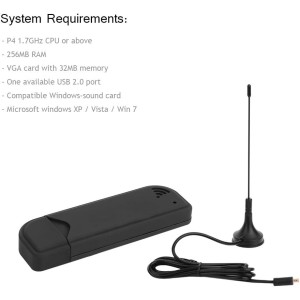 Receptor de TV USB 2.0 ISDB-T Digital TV Stick Tuner Grabador de vídeo para ordenador portátil/PC