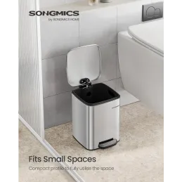 SONGMICS, contenedor de basura 6 L
