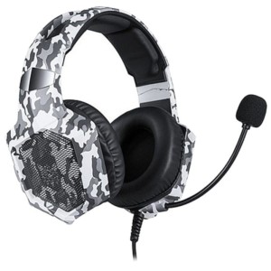 ONIKUMA K8 RGB Blanco Camuflaje - Auriculares Gaming
