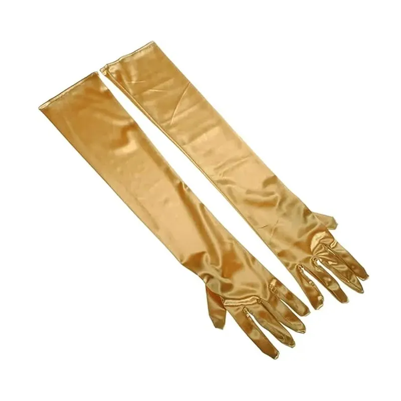 Guantes largos Talla Unica Dorados