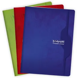 3 Cuadernos Caligrafia , cosido (gama Clairefontaine 7000) 96 páginas 24x32 cm 70g