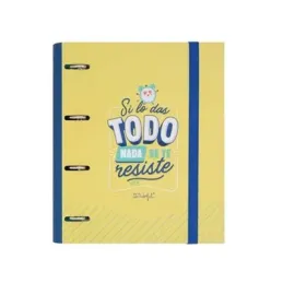 Mr Wonderful Carpeta con Anillas: Si lo das todo, nada se te resiste