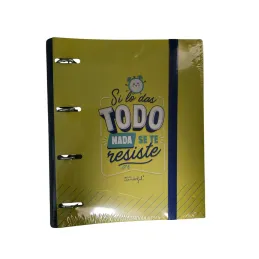 Mr Wonderful Carpeta con Anillas: Si lo das todo, nada se te resiste