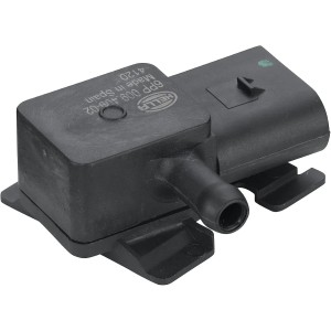 HELLA 6PP 009 409-021 Sensor, presión gas de escape - 3polos - con clips