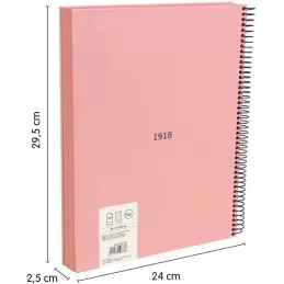 MILAN® Cuaderno A4 con tapa dura, papel cuadriculado