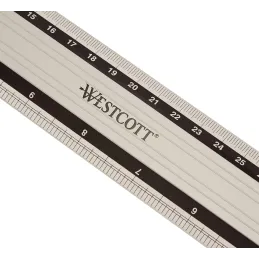 Westcott E-10192 00 - Regla de aluminio, 40 cm