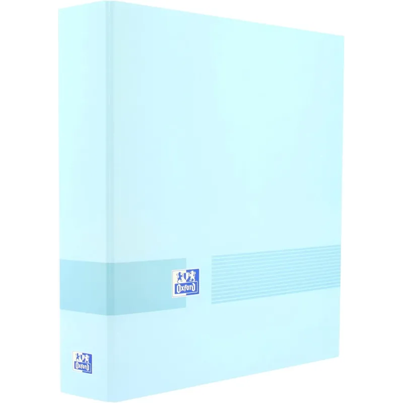 Oxford, Archivador 4 Anillas . Azul Pastel