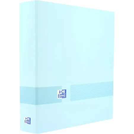 Oxford, Archivador 4 Anillas . Azul Pastel