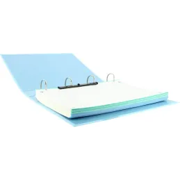 Oxford, Archivador 4 Anillas . Azul Pastel
