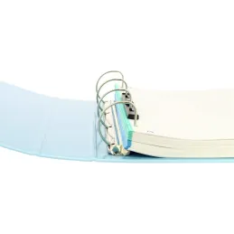 Oxford, Archivador 4 Anillas . Azul Pastel