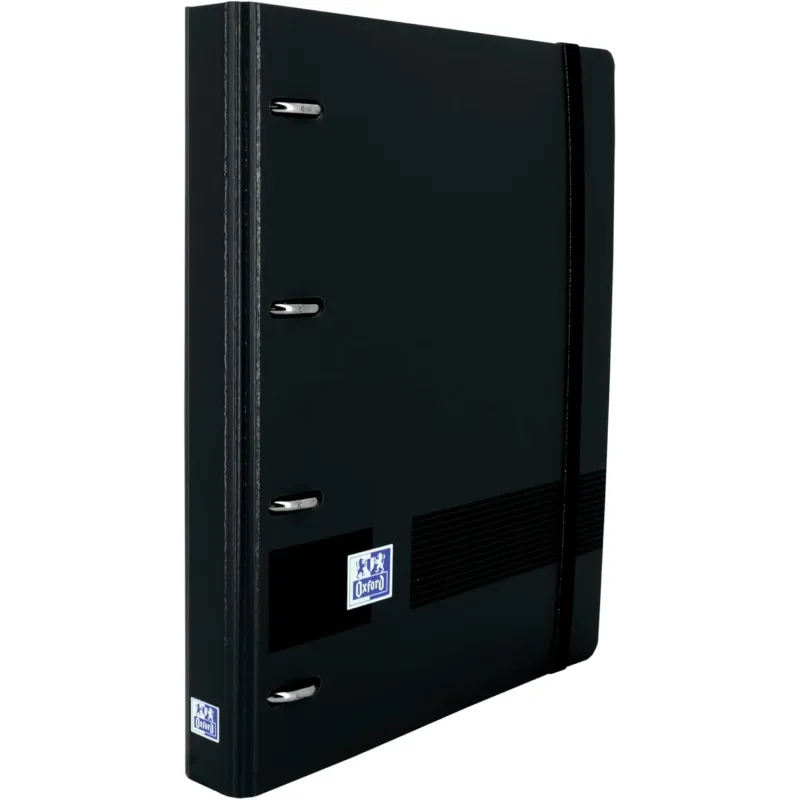 Archivador A5, Plástico Polyfoam, 4 anillas, Cierr