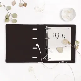 Archivador A5, Plástico Polyfoam, 4 anillas, Cierr