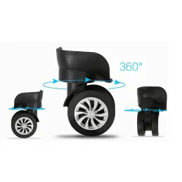 4 Piezas Ruedas de Equipaje de Repuesto