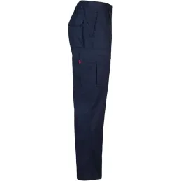 Pantalon trabajo 100% aLGodon color azul Talla 60