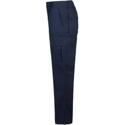 Pantalon trabajo 100% aLGodon color azul Talla 60