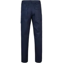 Pantalon trabajo 100% aLGodon color azul Talla 60