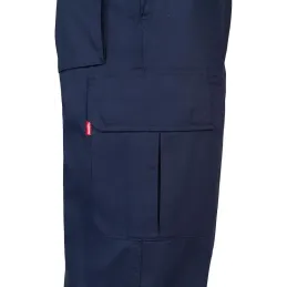 Pantalon trabajo 100% aLGodon color azul Talla 60