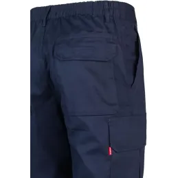 Pantalon trabajo 100% aLGodon color azul Talla 60