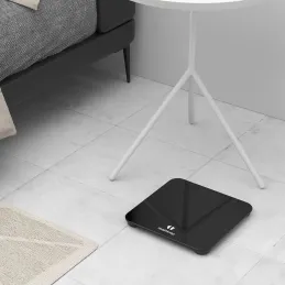 Báscula de baño digital con pantalla LED,