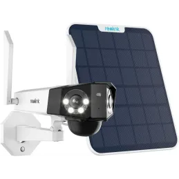 Reolink 4K 8MP Camara Vigilancia WiFi Exterior con Doble Lente 180°