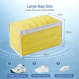 AiQInu - Bolsas de lavandería para zapatos