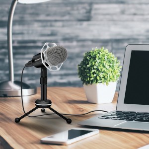 Microfono Condensador PC ELEGIANT 3.5mm Plug & Play