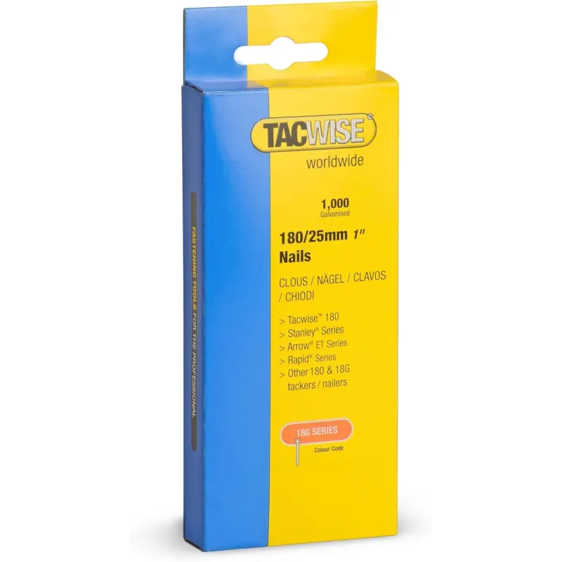 Tacwise 0361 - Caja de clavos de 180 x 25 mm