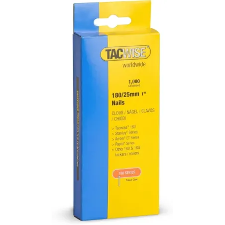 Tacwise 0361 - Caja de clavos de 180 x 25 mm