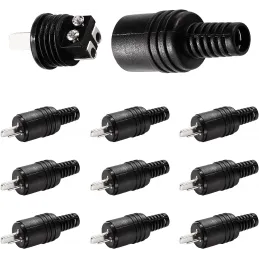 KUOQIY 10 Piezas Enchufe de Altavoz DIN de 2 Pines