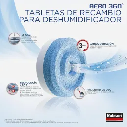 Rubson AERO 360° Tableta de recambio de olor
