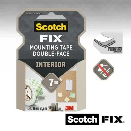 Scotch-Fix Cinta de montaje para interiores