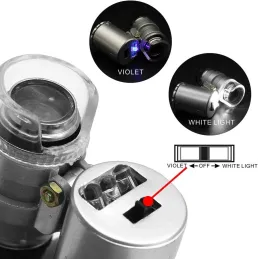 Microscopio de Bolsillo, Mini 60X Lupa