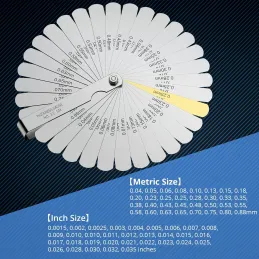 Juego de palpadores de acero inoxidable CAMWAY, 16