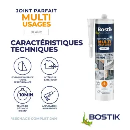 Junta de pegamento de masilla blanca