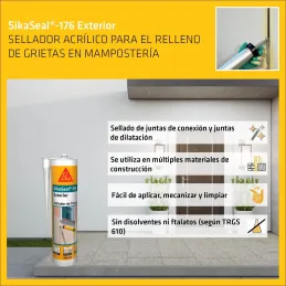 SIKA - Sellador de fisuras - SikaSeal 176 Exterior