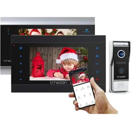 TMEZON Videoportero WiFi Sistema de intercomunicac