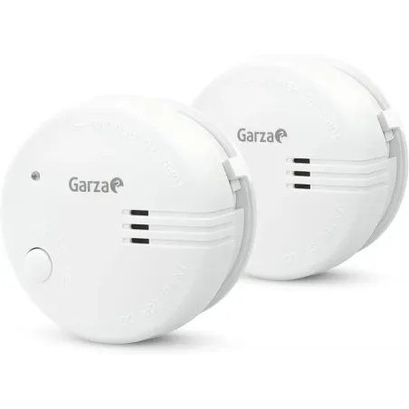 Garza - Pack de 2 Detectores de Humo Mini, Diseño