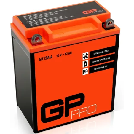 GP-PRO GB12A-A - Batería de arranque para motos, 1