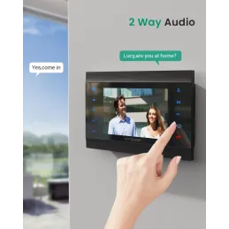 TMEZON Videoportero WiFi Sistema de intercomunicac