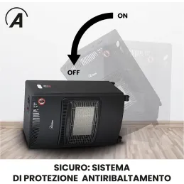 Estufa de Gas con Bombona GPL ARDES - AR382 BOXER