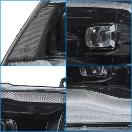 VLAND Full LED Faros para Dodge Ram 1500 Ram 2500